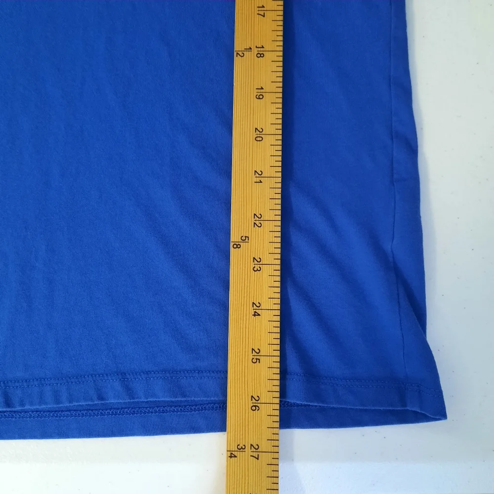 Nike Dri-Fit Men's Royal Blue Athletic Cut Short Sleeve Tee Shirt size Large